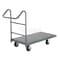 Global Industrial Platform Truck w/Steel Deck, 6 Rubber Casters with Ergo Handle, 48 x 30, 2000 Lb. Capacity 952122E - alternate 4